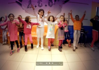 tournage d'un clip danse à vernouillet école fratellini